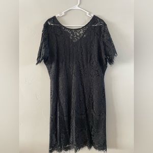 2XL Black Cocktail Dress